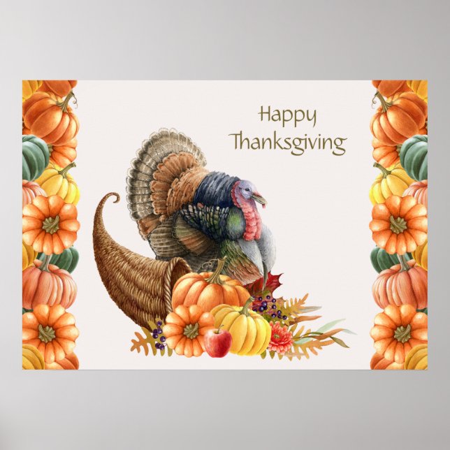 Thanksgiving Turkiet Poster (Framsidan)