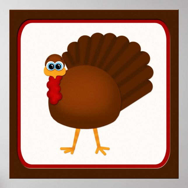 Thanksgiving Turkiet Poster (Framsidan)