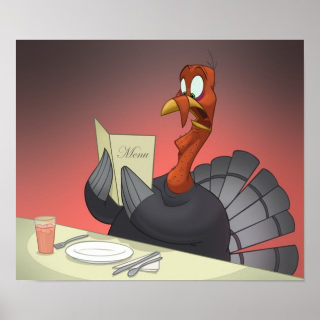 Thanksgiving Turkiet Poster (Framsidan)