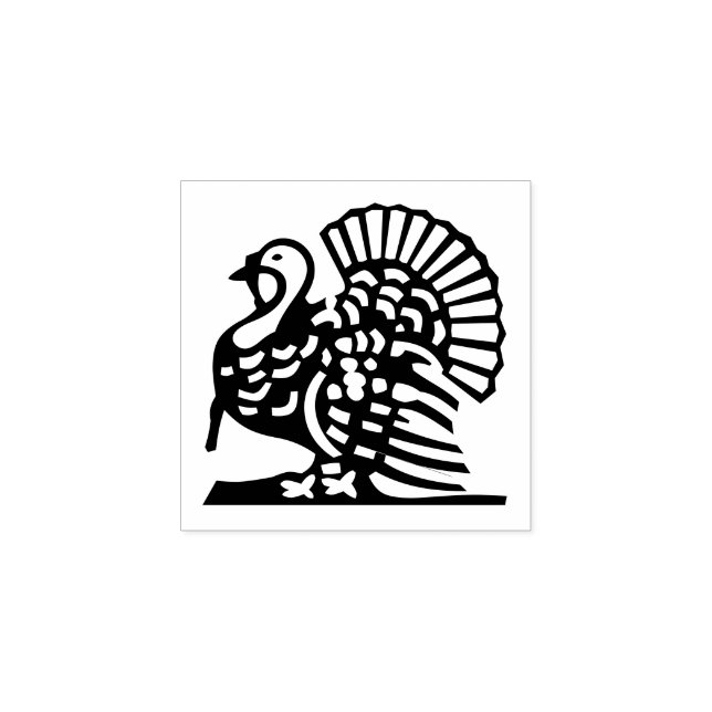 Thanksgiving Turkiet Roligt Kids DIY Art Craft Anp Stämpel (Tryck)