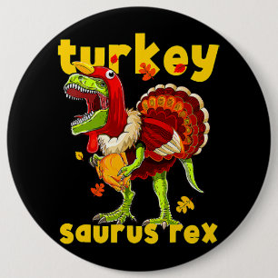 Thanksgiving Turkiet Saurus T Rex Pilgrim Dinosaur Knapp