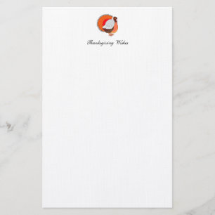 Thanksgiving Turkiet - Stationärt material Brevpapper