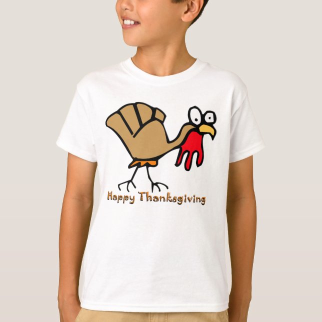 Thanksgiving Turkiet T-shirt (Framsida)