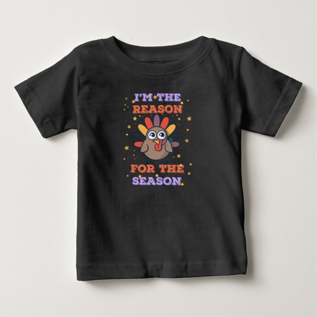 Thanksgiving Turkiet T Shirt (Framsida)