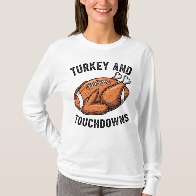 Thanksgiving Turkiet T Shirt (Framsida)