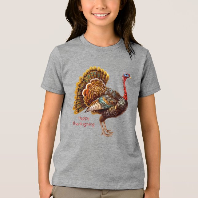 Thanksgiving Turkiet T-Shirt (Framsida)