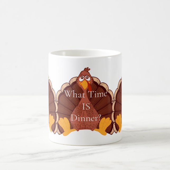 Thanksgiving Turkiet Thunder_Cove Kaffemugg (Center)
