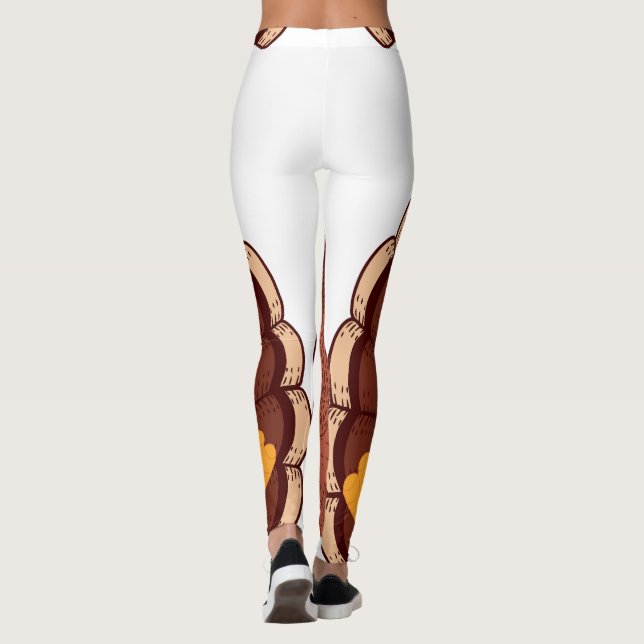 Thanksgiving Turkiet Thunder_Cove Leggings (Baksida)