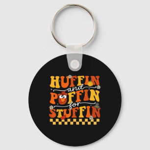 Thanksgiving Turkiet Trot Huffin och Puffin for Nyckelring