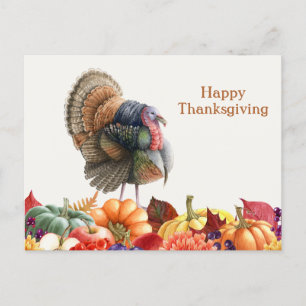 Thanksgiving Turkiet-vykort Vykort