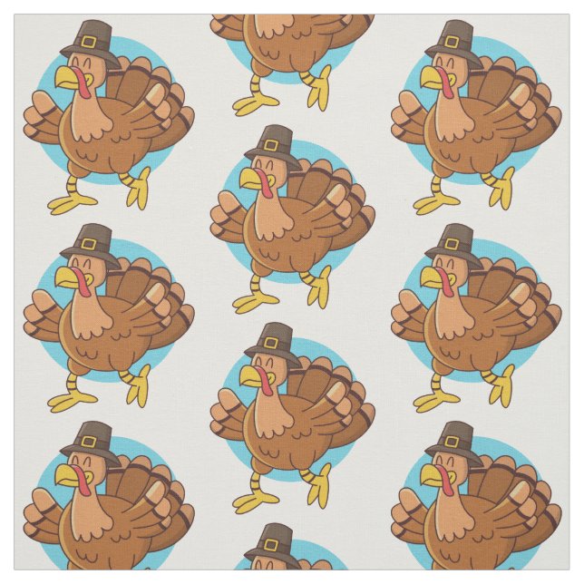 Thanksgiving Turkiets anpassningsbar Tyg (Provkarta)