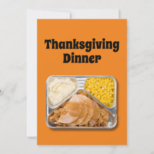 Thanksgiving TV-middag Inbjudningar