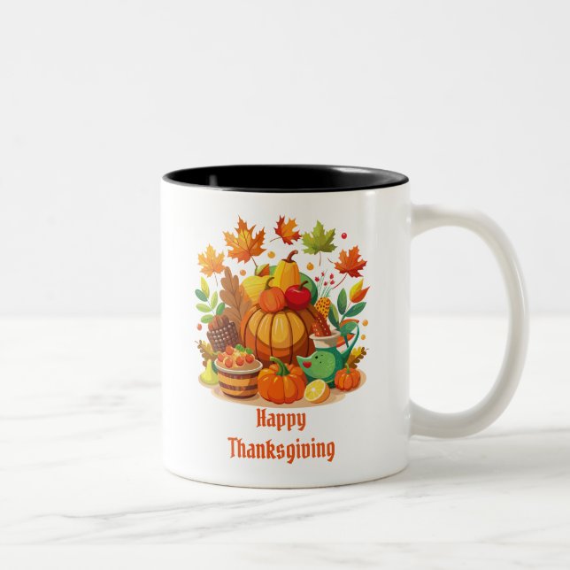 Thanksgiving Två-Tonad Mugg (Höger)