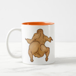 Thanksgiving Twerkey Coffee Mug Två-Tonad Mugg