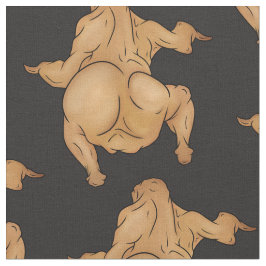 Thanksgiving Twerkey Fabric Tyg