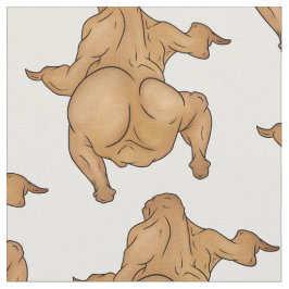Thanksgiving Twerkey Fabric Tyg