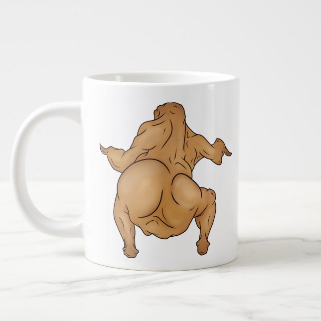 Thanksgiving Twerkey Jumbo Specialty Mug Mugg (Vänster)