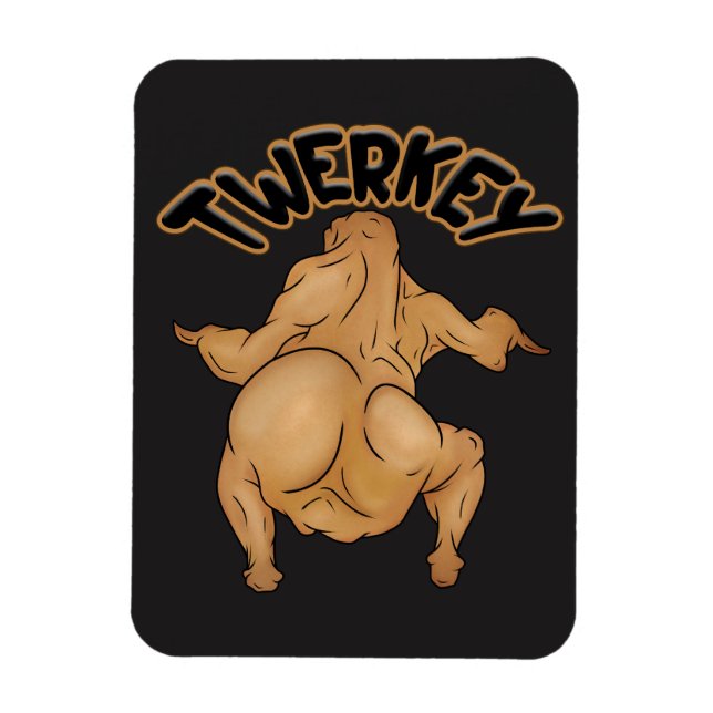 Thanksgiving Twerkey Magnet (Vertikal)