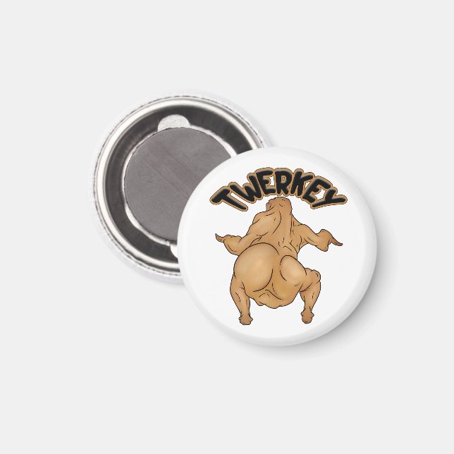 Thanksgiving Twerkey Magnet (Front/Back)
