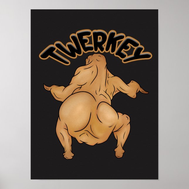 Thanksgiving Twerkey Poster (Framsidan)