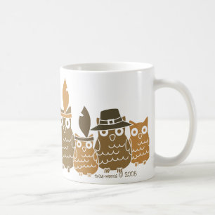 Thanksgiving Uggla Kaffemugg