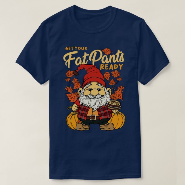 Thanksgiving under säsong - nom att få din Tjock B T Shirt (Design framsida)