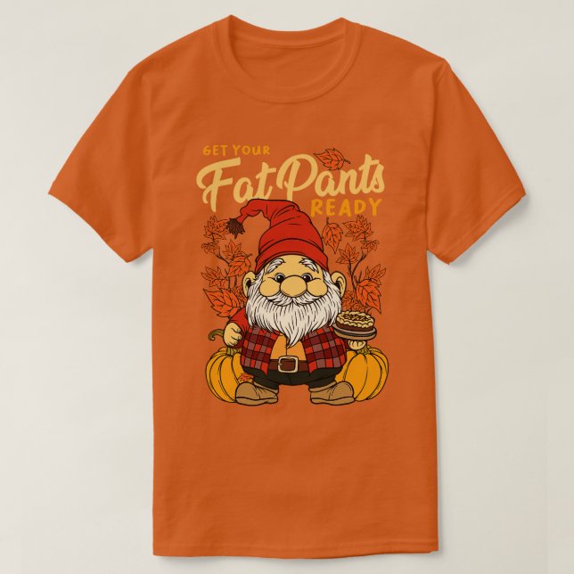 Thanksgiving under säsong - nom att få din Tjock B T Shirt (Design framsida)