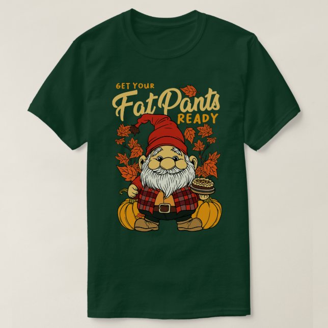 Thanksgiving under säsong - nom att få din Tjock B T Shirt (Design framsida)
