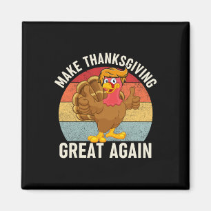 Thanksgiving Underbar igen Lustigt Turkiet 2024 Magnet