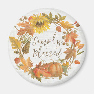 Thanksgiving Utandning - helt enkelt smaksatt Magnet