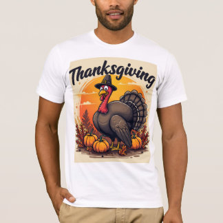 Thanksgiving utskriven T-Shirt