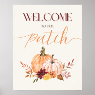 Thanksgiving "Välkommen till vår plåster" Poster