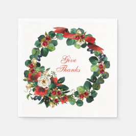 Thanksgiving Vattenfärg Utandning Pappersservett