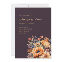 Thanksgiving-vattenfärgsblommor-Lila-