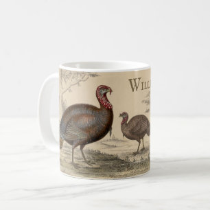 Thanksgiving Vintage Family Namn Monogram Kaffemugg