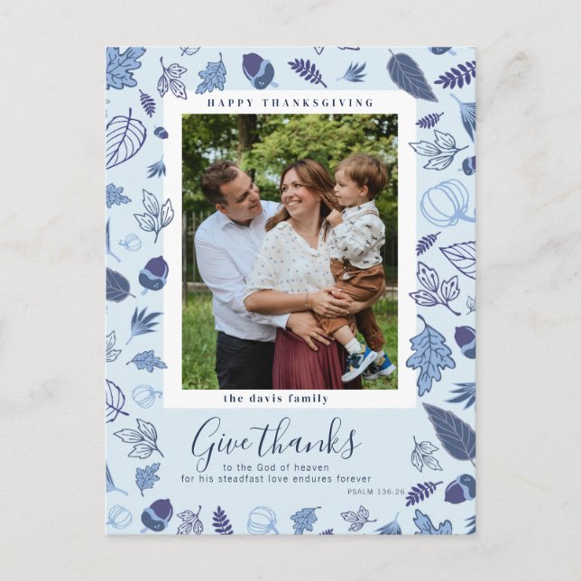 Thanksgiving vykort (Framsida)