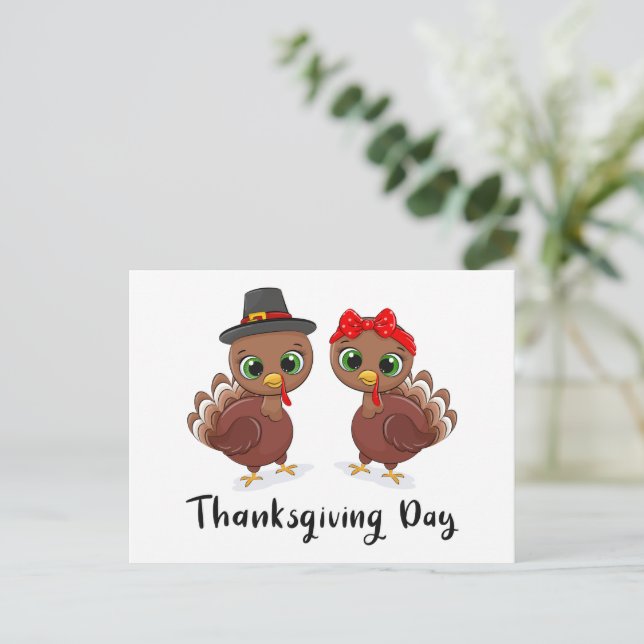 Thanksgiving vykort (Stående Fram)