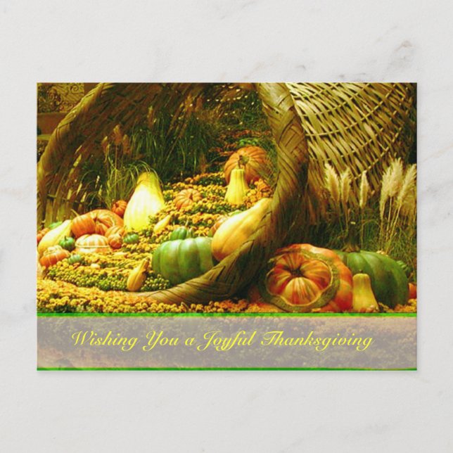 Thanksgiving vykort (Framsida)