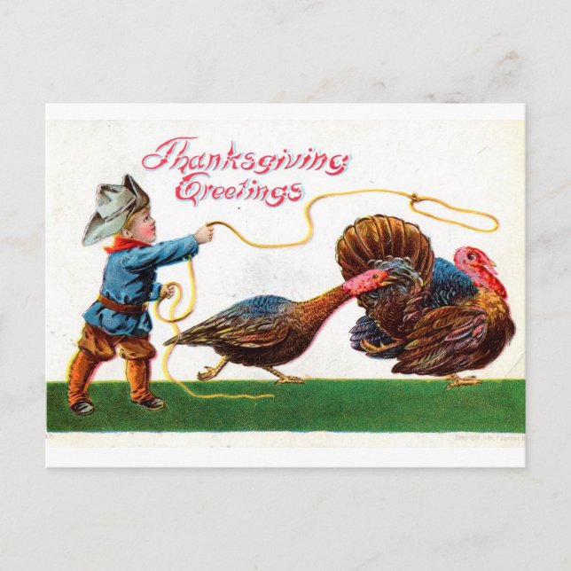 Thanksgiving vykort (Framsida)