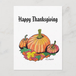 Thanksgiving vykort