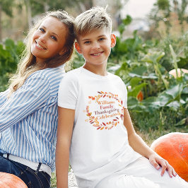 Thanksgiving WAN Anpassningsbar Family Reunion Kid T Shirt
