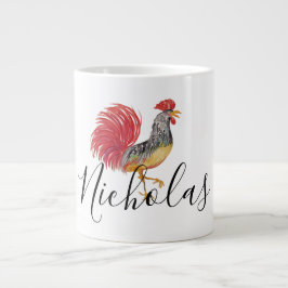 Thanksgiving Watercolor Pumpkins-Personlig Jumbo Mugg