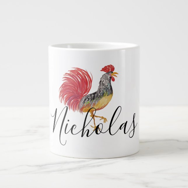 Thanksgiving Watercolor Pumpkins-Personlig Jumbo Mugg (Framsidan)