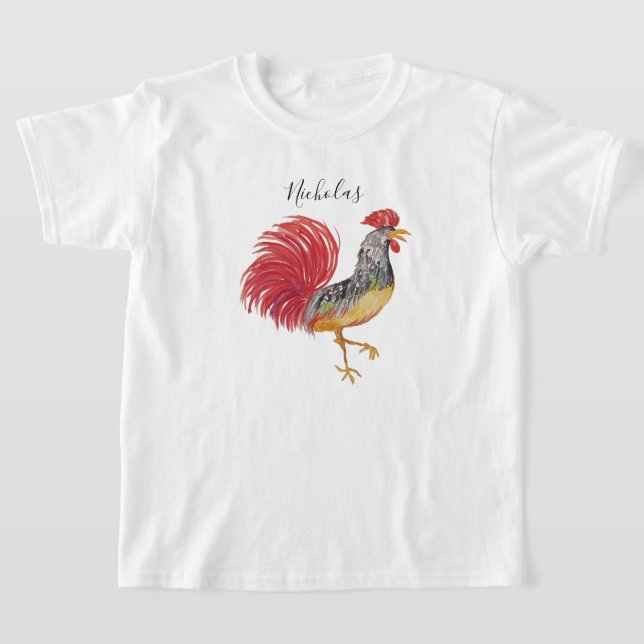 Thanksgiving Watercolor Pumpkins-Personlig T Shirt (Laydown)