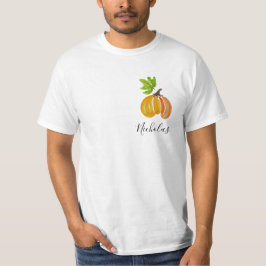 Thanksgiving Watercolor Pumpkins-Personlig T Shirt