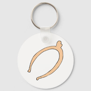 Thanksgiving Wishbone Nyckelring