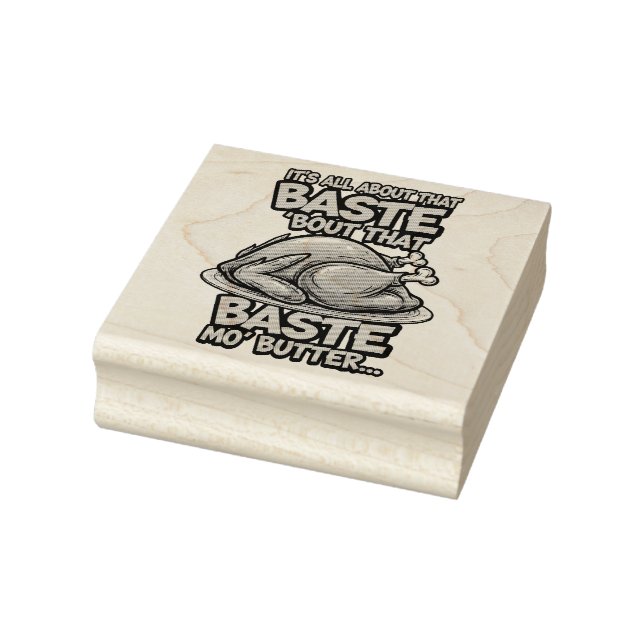 Thanksgiving Wood Art Stamp Stämpel (Stämpel)