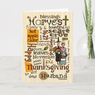 Thanksgiving Wordcloud - make Helgkort