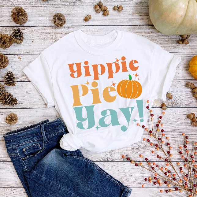 Thanksgiving Yippie Paj Yay Pumpkin T-Shirt (Skapare uppladdad)