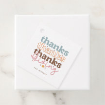 Thanksgiving, yttypografi